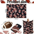 thumbnail image 2 of Football Throw Blanket Gift for Boys Men with Plush Pillow, 50 x 60 Inches Soft Flannel Football Blankets with Fluffy Pillow for Men Couch Sofa Bed Sports Rugby Lover Team Gifts Decoration, 2 of 7