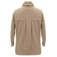 thumbnail image 4 of Women's Corduroy Jackets Long Sleeve Coats Button Down Coat (Khaki XXL), 4 of 4
