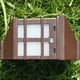 thumbnail image 3 of Luces solares LED de pared para exteriores, estilo ventana, impermeables, para jardín, cercas, seguridad exterior, patio, camino de entrada (luz blanca cálida), 3 of 7