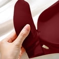 thumbnail image 5 of Bosfbaoi Women's Seamless Wireless Push Up Bra, Crisscross Cutout Adjustable Strap Invisible Bralette, Lightweight Comfort Everyday Wear for Women, Size S-XL, 5 of 7