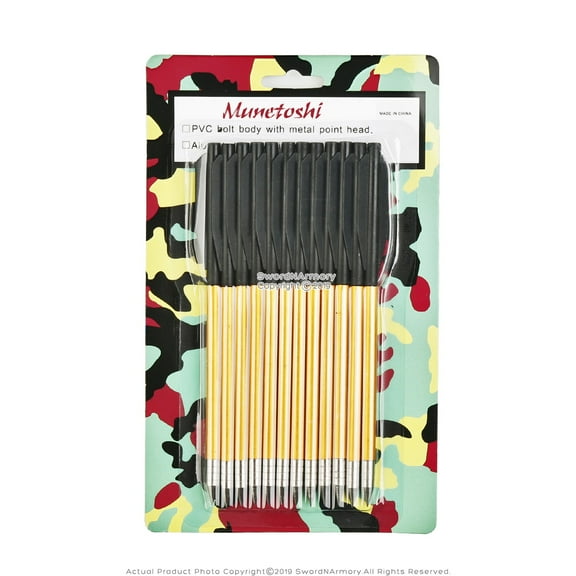 Gold 36 PCS 6.5" Aluminum Crossbow Bolts Arrows 50 & 80 lbs Metal Points