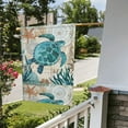 thumbnail image 5 of Easygdp Watercolor Sea Turtle Garden Flag Yard Flag Welcome Flag, Double-Sided, Weather Resistant for Outdoor Decor - 28"x40", 5 of 9