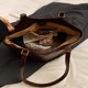 thumbnail image 2 of Bolso Mano para Mujer Piel Sintética Con Compartimento Hobo Oficina (marrón), 2 of 9