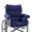 Navy, variant on Wheelchair Cushions ,Tailbone&Back Support ,Armrests Comfortable Wheelchair Accessories ,Prevent Pressure Sore, Suit for 18'' Wheelchair ,Non-Slip 4 Straps(Navy)