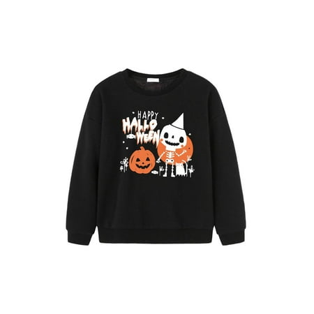 

Toddler Baby Boy Girl Sweatshirt Long Sleeve Round Neck Pullover Tops Shirts Fall Casual Clothes