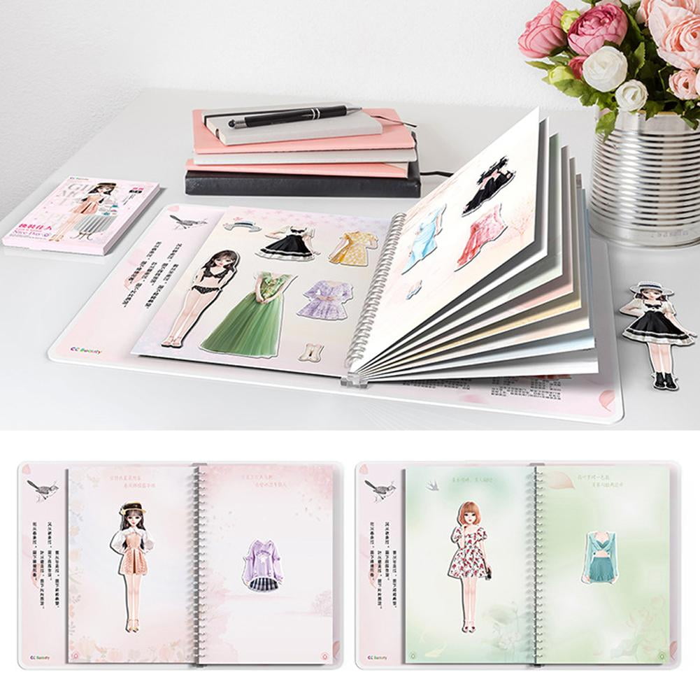 Magnetic Paper Dolls Dress Up For Girls Pretend Play Toy Travel Playset N1O8 Walmart