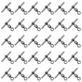 thumbnail image 1 of Unique Bargains T-Shape Fishing Swivels 165Lbs Swivels Fishing Tackle 3-Way Cross Line Swivels, 30 Pack, 1 of 8
