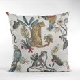 thumbnail image 2 of Plutus Multi Color Jungle Luxury Decorative Throw Pillow - 18" L x 18" W x 3" H, 2 of 7