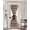 brown, variant on Texas Star Blackout Curtains, French Door Curtains for Door Window, Brown Farmhouse Country Berry Red Plaid Vintage Privacy Drapery for Patio/Sidelight Doors, 1 Panel with Tieback, 25 x 40 Inches