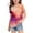 Red, variant on Round Neck Short Sleeve for Girls Batik Tie Dye Print Tee Tops Summer Lightweight Athletic Blouse Tops Y2K Streetwear