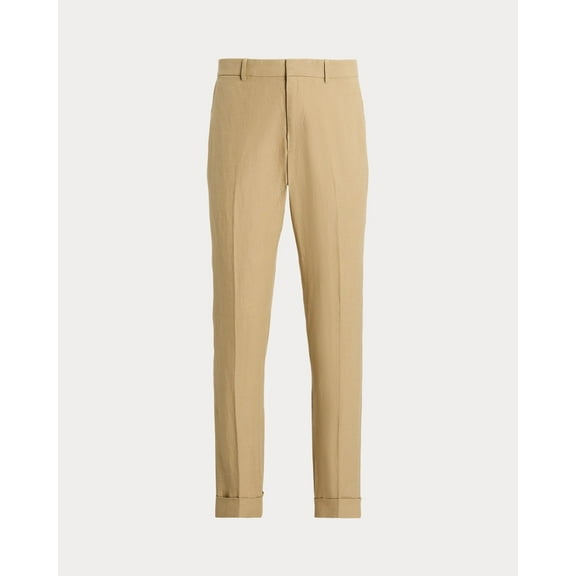 Polo Ralph Lauren Dress Pants Men's 40x32 Coastal Beige Linen Trousers