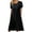Womens Dresses-Black, variant on Homenesgenics Womens Clothes $5 Spring Summer 2025 Fashion Women Casual Sexy V-Neck Print Holidays Party Short Sleeve Pockets Dress/Blue