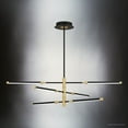 thumbnail image 3 of Luxury Modern Chandelier, Matte Black, UQL4500, 3 of 5