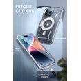thumbnail image 4 of SUPCASE Unicorn Beetle Pro Mag Case for iPhone15 Pro Max 6.7", Compatible with MagSafe Full Body Rugged Case with Built-in Screen Protector & Kickstand & Belt-Clip (Clear), 4 of 6