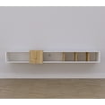 thumbnail image 6 of Belt 71'' Floating Tv Stand Wooden White-Oak, 6 of 9