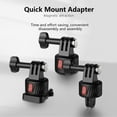 thumbnail image 2 of Mistaha Magnetic Suction Adapter Tripod Adapter Quick Release Base Mount Action Camera Accessories Screws Free, 2 of 8