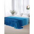 thumbnail image 6 of Twin Flat Sheet 66"x96", Sky Blue Coastal Soft Lightweight Bedding Flat Sheets Only, Nautical Modern Ocean Wave Brushed Microfiber Top Bed Sheet, Breathable StainResistant Bedsheets, 6 of 9