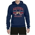 thumbnail image 2 of Wild Bobby City of Arizona Hockey Fantasy Fan Sports Unisex Hoodie Sweatshirt, Navy, Medium, 2 of 5