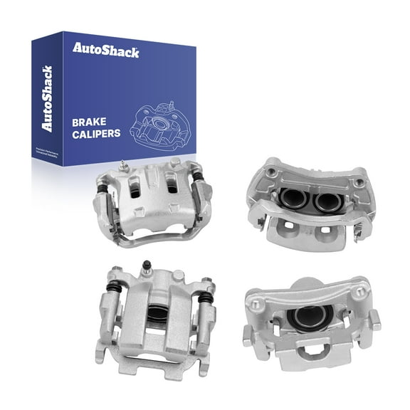 AutoShack Front & Rear Brake Calipers Replacement for 2013-2020 Nissan Pathfinder 2015-2024 Nissan Murano 2014-2020 INFINITI QX60 2013 INFINITI JX35 4-PC Set