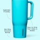 thumbnail image 4 of Vaso para beber Corkcicle Cruiser, aislante, 40 oz, a prueba de derrames, 4 of 9