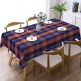 thumbnail image 2 of Rectangle Table Cloth, Scottish Blue Clan Plaid Tartan Resistant Washable Tablecloth Decorative Table Cover for Dining, Indoor and Outdoor, 2 of 6