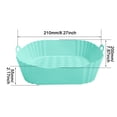 thumbnail image 3 of Square Silicone Air Fryer Liners, Reusable Air Fryer Pot - Air Fryer Accessories - Air Fryer Inserts, 3 of 6