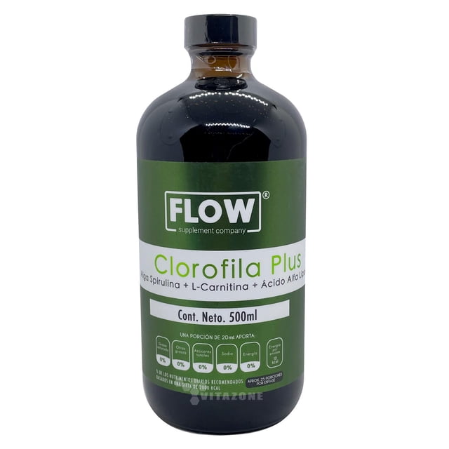 Clorofila Plus Carnitina Acido Alfa Lipoico 500 ml Flow FLOW FLOWCLOROFILAPLUS