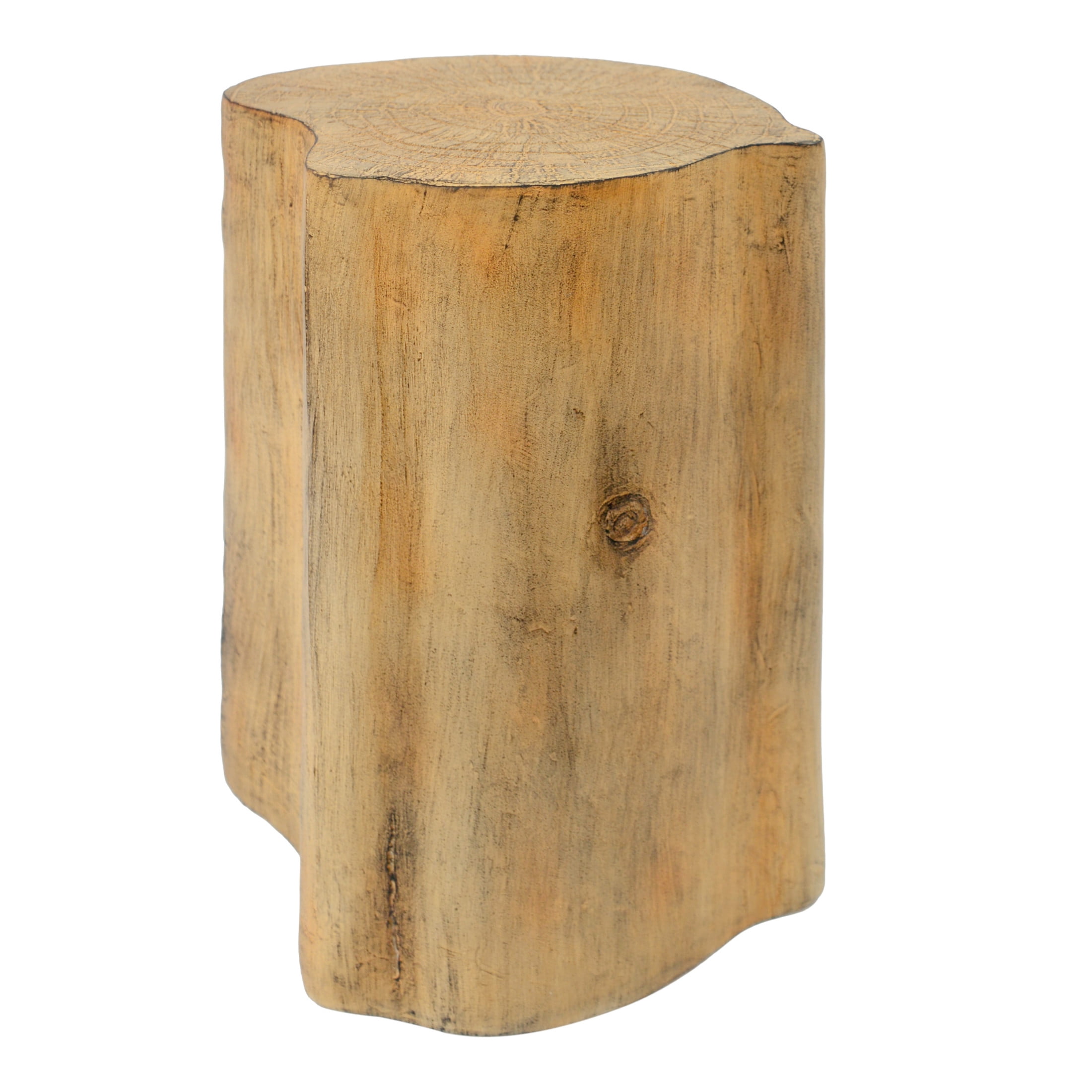 Christopher Knight Home 2-in-1 Irregular MGO End Table for Indoor Outdoor with Split Design, Natural Finish