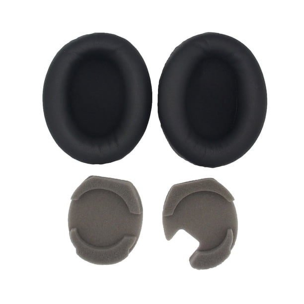 Injueey Almohadillas para auriculares Cojín Cancelación de ruido Negro Marrón Juego Estilo simple Reemplazo para auriculares WH-1000XM4 Negro Relojes inteligentes Negro