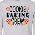 thumbnail image 4 of Inktastic Christmas Cookie Baking Crew with Oven Mitts Long Sleeve Youth T-Shirt, 4 of 5
