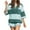Green, variant on Matching Set! Fadeal Womens Summer 2 Piece Sets Oversized Striped Workout Set Half Zip Tracksuit Outfits Tops and Shorts Short Sets for Women Green XL