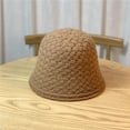 thumbnail image 6 of CoCopeaunts Vintage Knitting Bucket Hat Women Sweet Fisherman Hat Autumn Winter Solid Color Lightweight Crochet Beanies Cap, 6 of 8