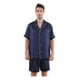 thumbnail image 5 of Pijamas Y Shorts De Seda De Verano Para Hombre, 5 of 6