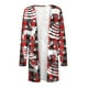 thumbnail image 5 of Puntoco Coat Chaqueta Rebeca Estampada Floral De Manga Larga Con Cuello Redondo A La Moda Para Mujer Liquidación Puntoco Puntoco-1, 5 of 5