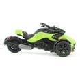 thumbnail image 2 of Can-Am Spyder F3-S Special 3-Wheel Motorcycle Manta Green 1/32 Diecast Model by BRP Models, 2 of 6