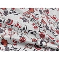 thumbnail image 5 of oneOone Rayon White Fabric Leaves & Clover Sewing Craft Projects Fabric Prints By Yard 56 Inch Wide-RB, 5 of 5