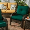 thumbnail image 6 of Greendale Home Fashions AZSC7830-FOREST 25 x 25 in. Outdoor Deep Seat Sunbrella Fabric Cushion Set, Forest Green, 6 of 9