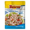 thumbnail image 2 of (6 pack) Dolores® Tuna in Water, Chunk Light Yellowfin in Water, 2.6 oz Pouch, 2 of 10
