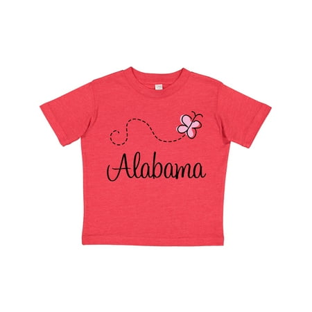 

Inktastic Butterfly Alabama Gift Toddler Boy or Toddler Girl T-Shirt