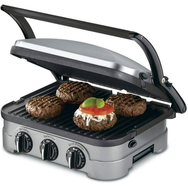 Cuisinart GRID8 5in1 Griddler Contact Countertop Grill Panini Press