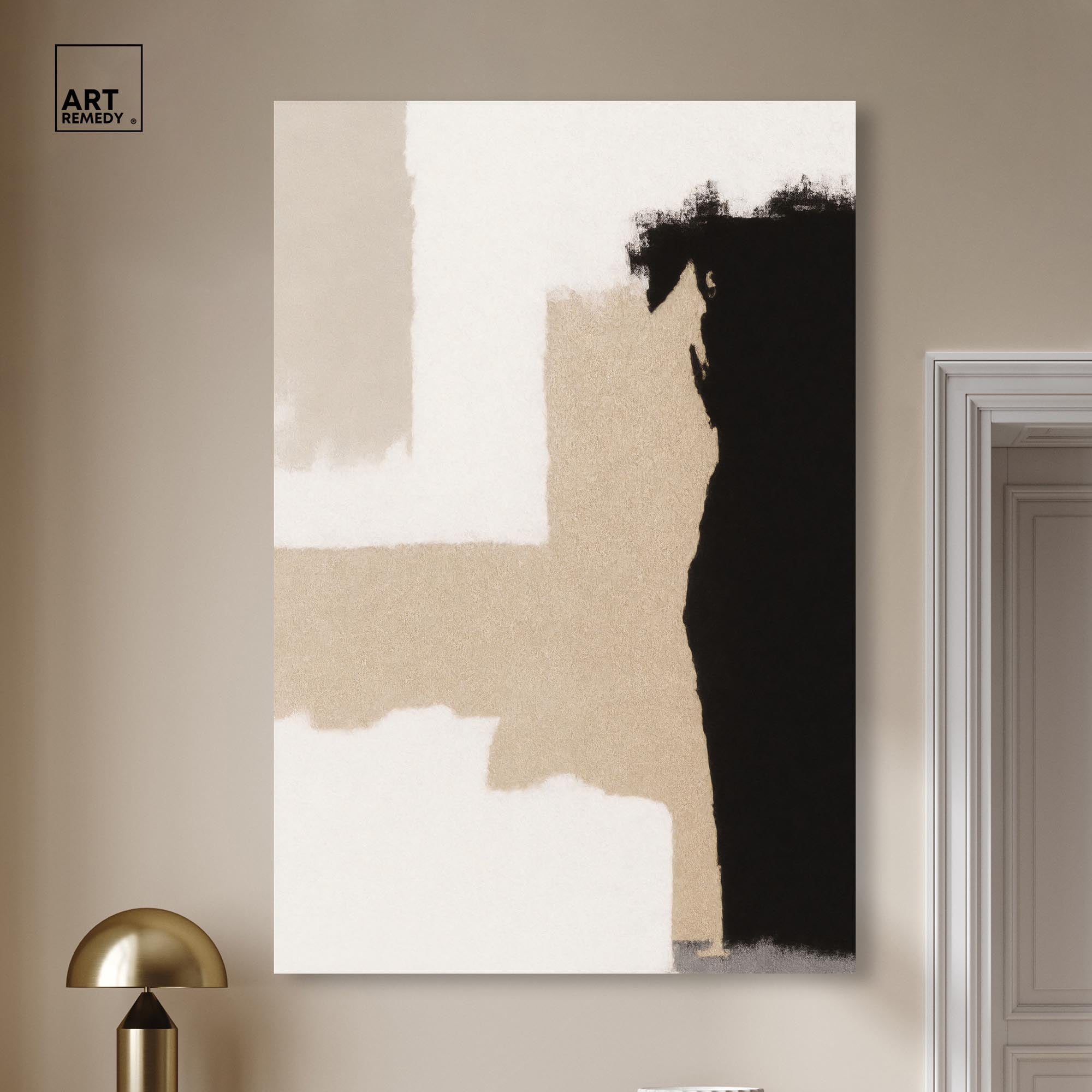 Earth and Ink III Canvas Neutral Wall Decor by Art Remedy, Gallery Wrapped, 36 x 54