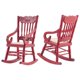 thumbnail image 3 of 2 Pcs 1:12 Toy Miniature Furniture Wooden Rocking Chairs Toy Accessories for Doll House Decoration,R, 3 of 5