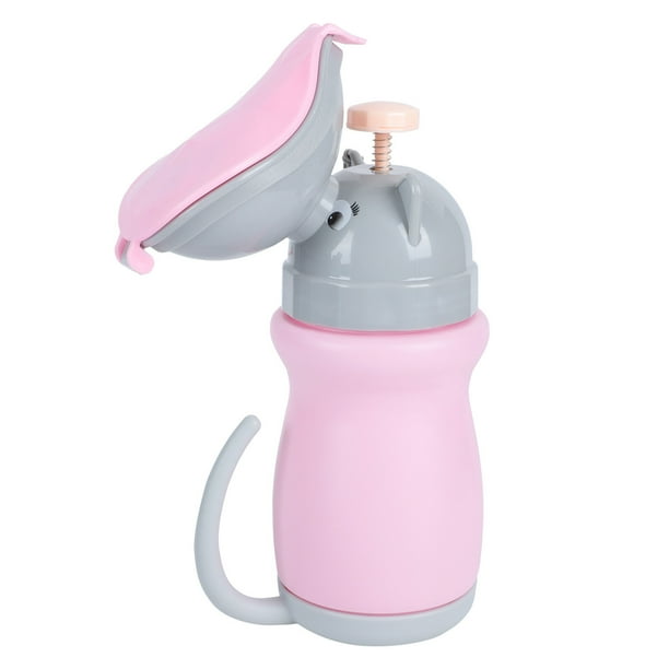 1pc Encantador inodoro de emergencia Botella de urinario Coche Niños Urinal Viajes Aseo para niños
