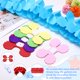 thumbnail image 4 of Uxcell 5 Pcs Guirnalda de Flores de Papel de Cuatro Hojas, Serpentinas de Papel Reutilizables para Decoración de Fondo de Fiesta de Cumpleaños de Boda en Casa, Amarillo, 4 of 7