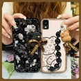 thumbnail image 5 of LYM-Phone Case For TCL 30Z/30LE/T602DL, protective case cute Black pearl pendant Dirt-resistant Skin-friendly feel Cartoon soft case Back Cover Waterproof Simplicity silicone Anti-knock, 5 of 9