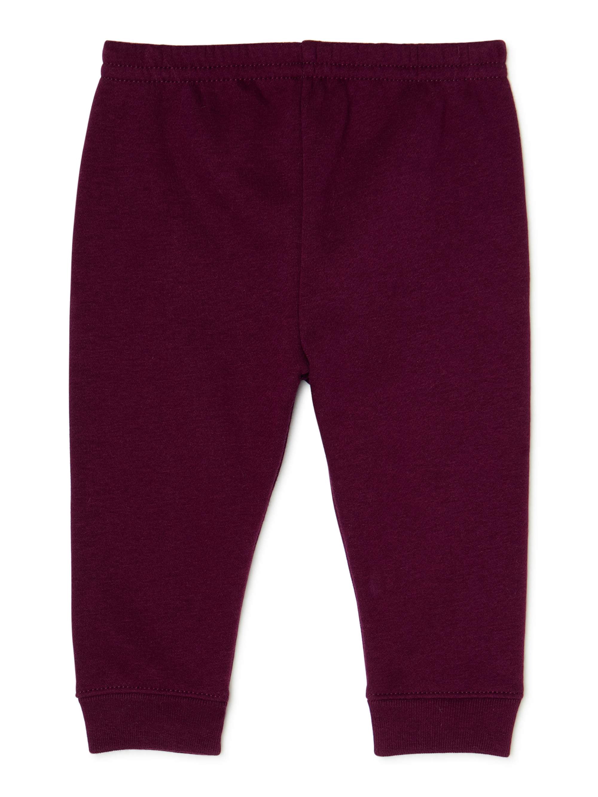 Garanimals Baby Girls' Solid Fleece Pants