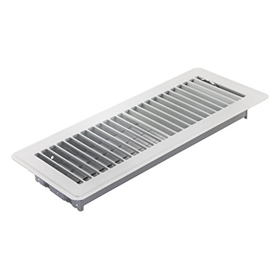 Greystone ABFRBR412 4 x 12 in. Floor Register with Louvered Design, Brown