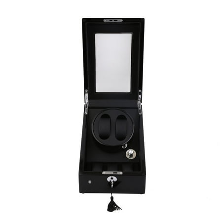 Automatic Rotation Silent 2+3 Watch Winder Case Display Box Luxury Storage Holder Organizer Case Great Gift