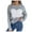 Grey, variant on vigerkar Women's Sweater Heart Knitted Pullover Sweaters Long Sleeve Crewneck Cute Sweaters (Grey, XL)