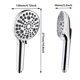 thumbnail image 5 of Cabezal de ducha filtrado Y rociador de ducha de mano 10 modos de rociado Accesorio de baño, 5 of 8